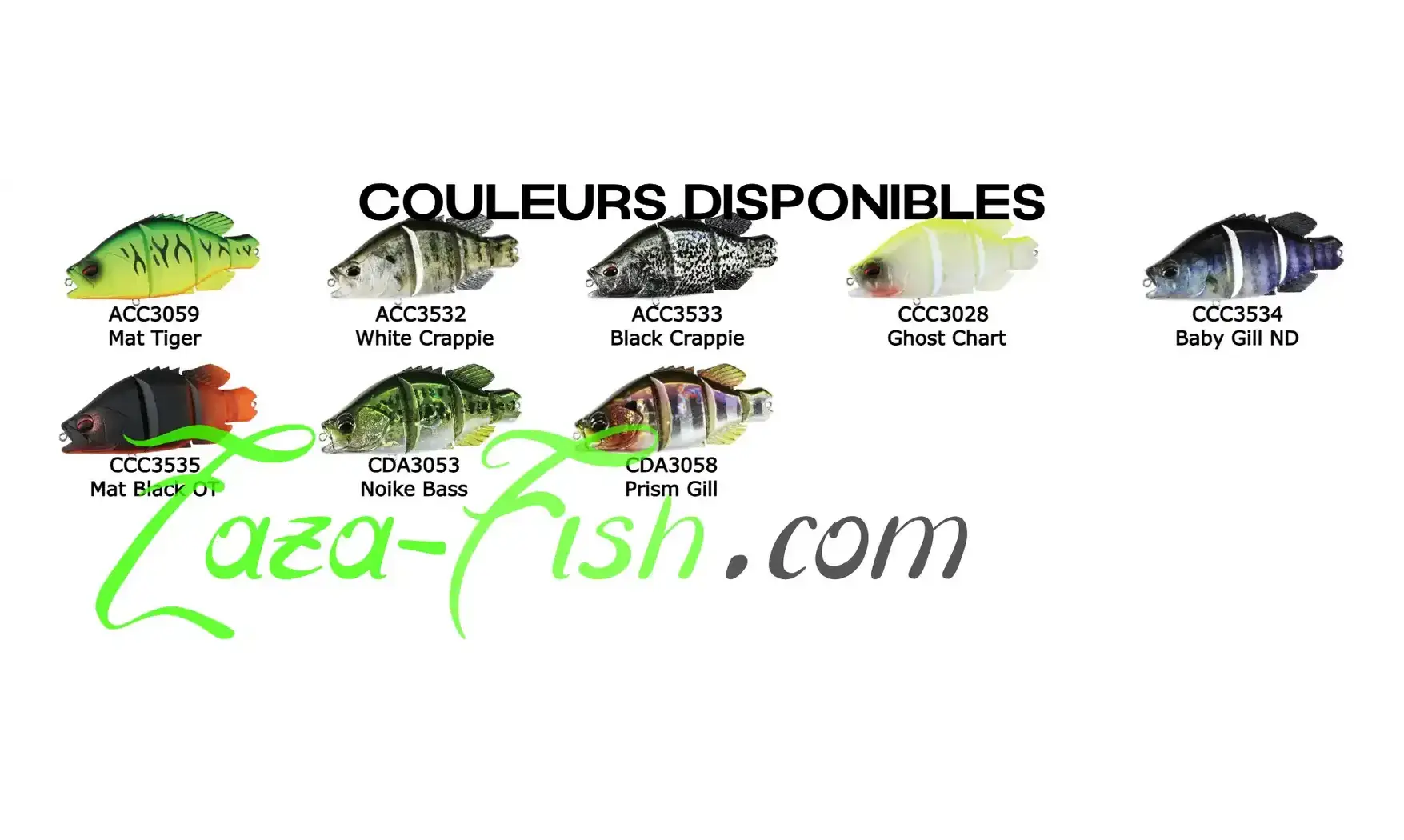 BAIT FISH SNAPPY CRAPPIE : 95MM - 30GR