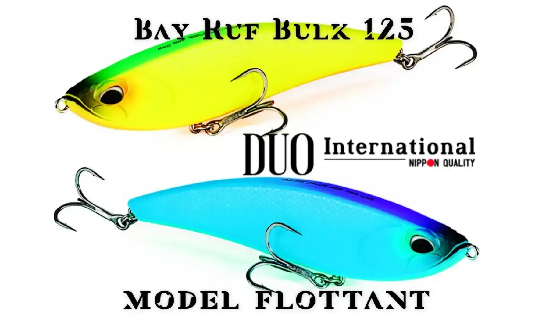 TOPWATER BAY RUF BULK : 125MM - 25GR