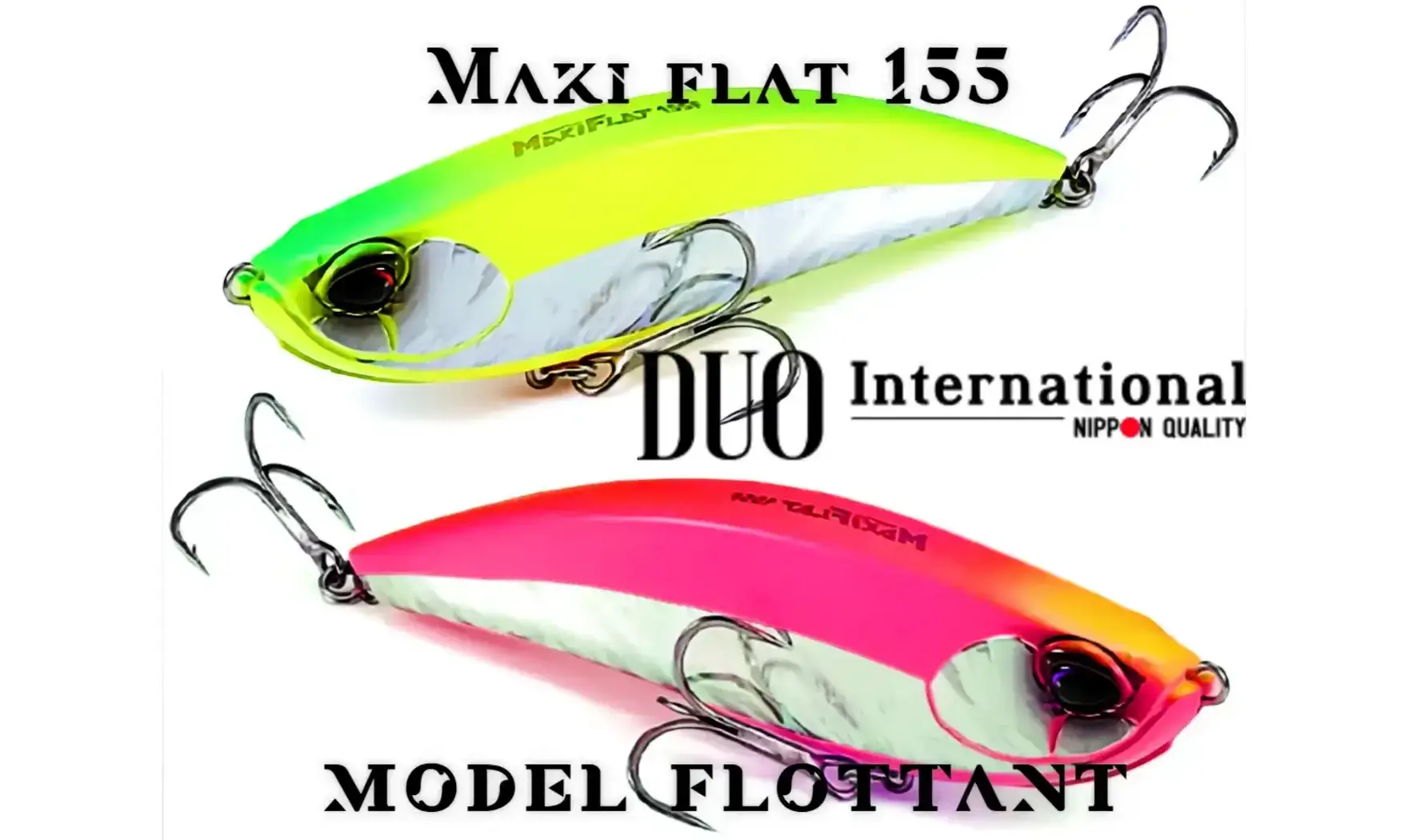 TOPWATER MAKI FLAT : 155MM - 50GR