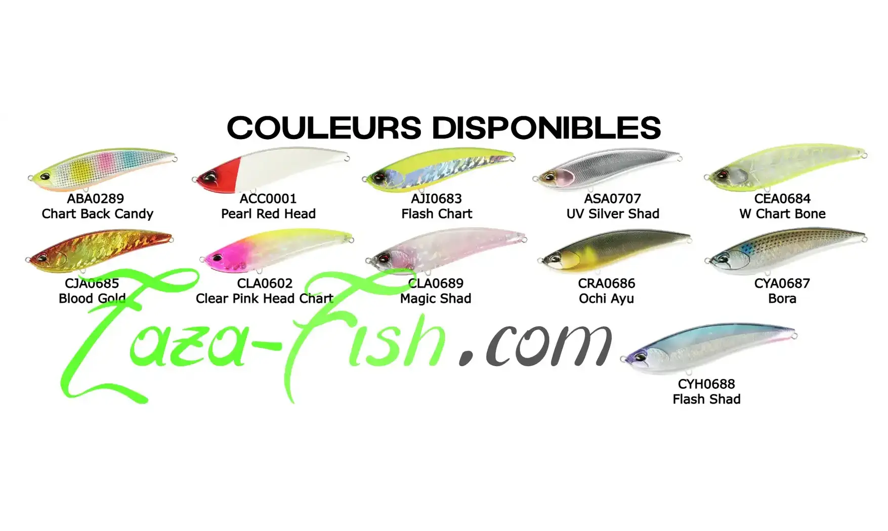 TOPWATER MAKI FLAT : 155MM - 50GR