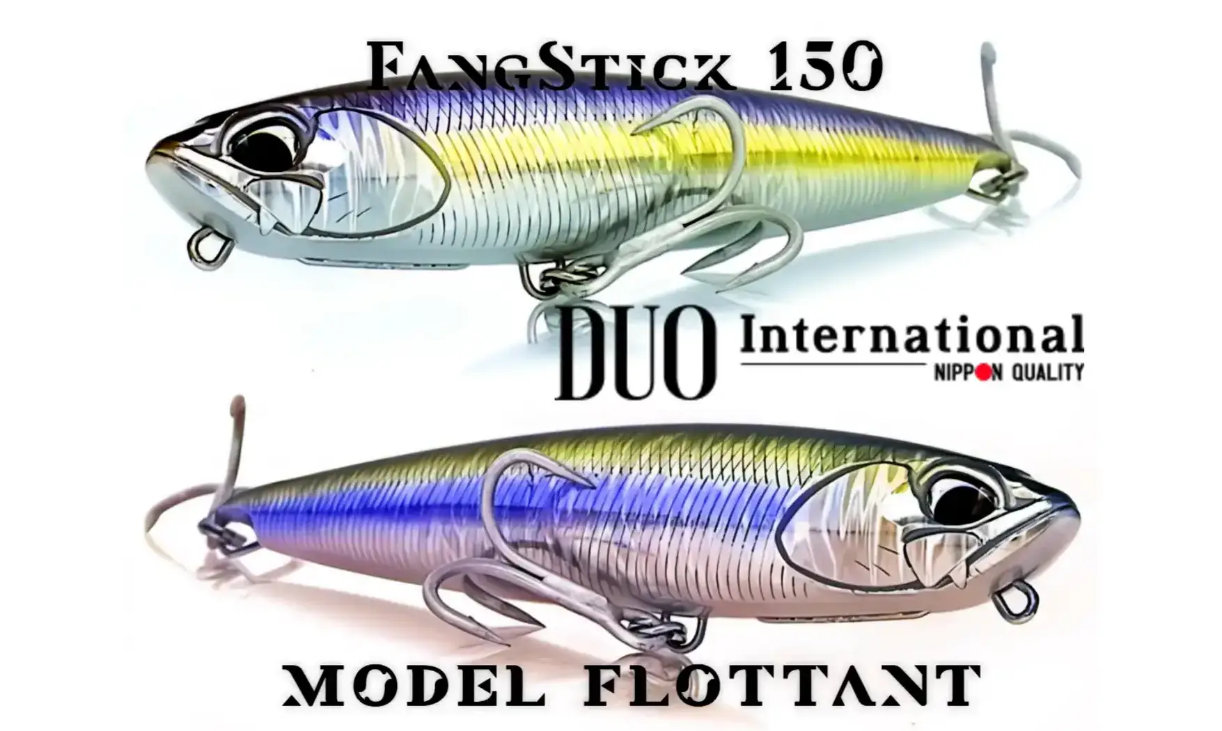 TOPWATER FANGSTICK : 150MM - 40GR
