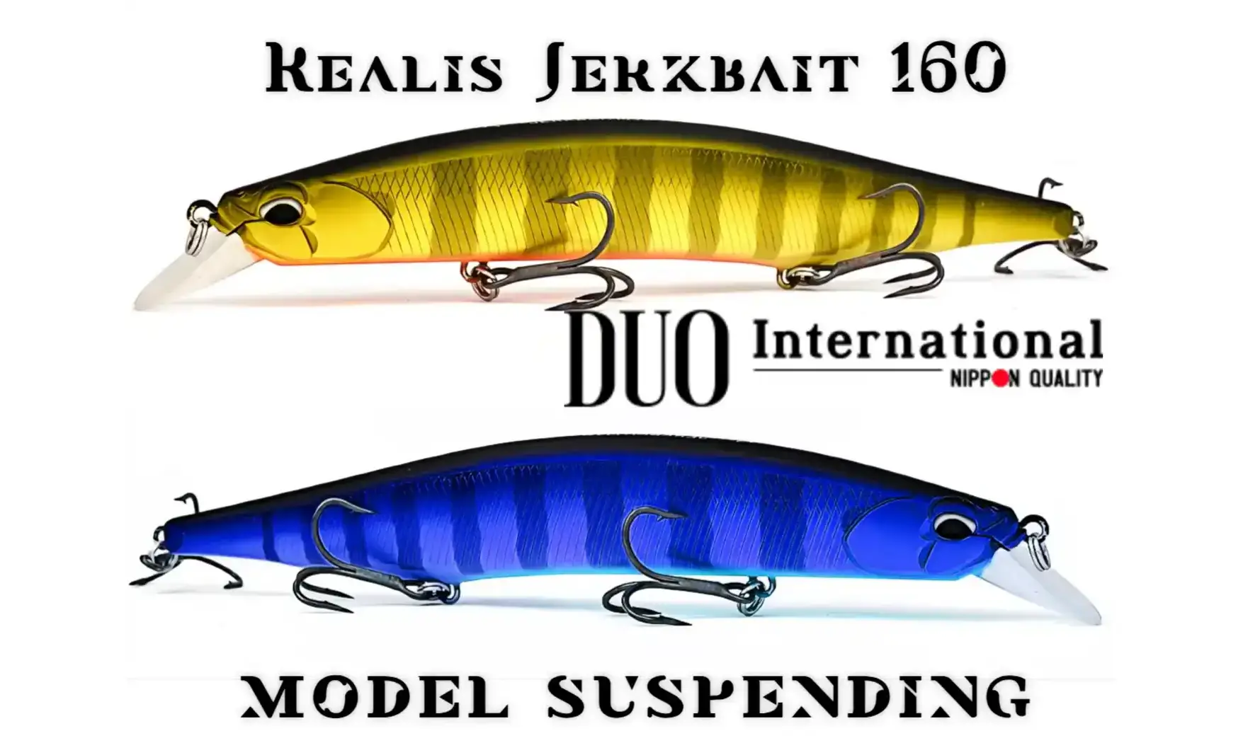 MINNOW DUO REALIS JERKBAIT : 160MM - 33G