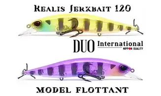 MINNOW REALIS JERKBAIT : 120MM - 17GR