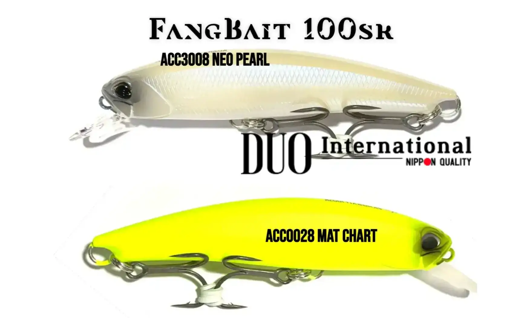 MINNOW DUO FANGBAIT SR : 100MM - 16GR