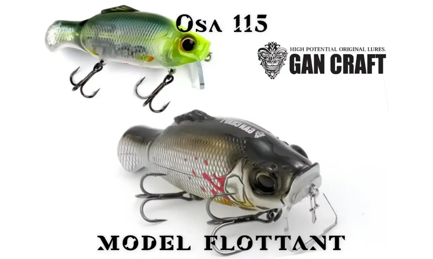 CRANKBAIT GAN CRAFT OSA 115 : 115mm