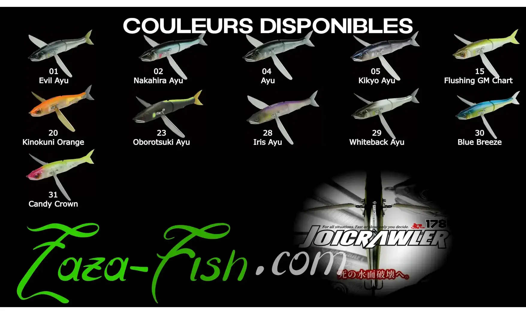 JOI CRAWLER 178 / CRAWLER LEURRE