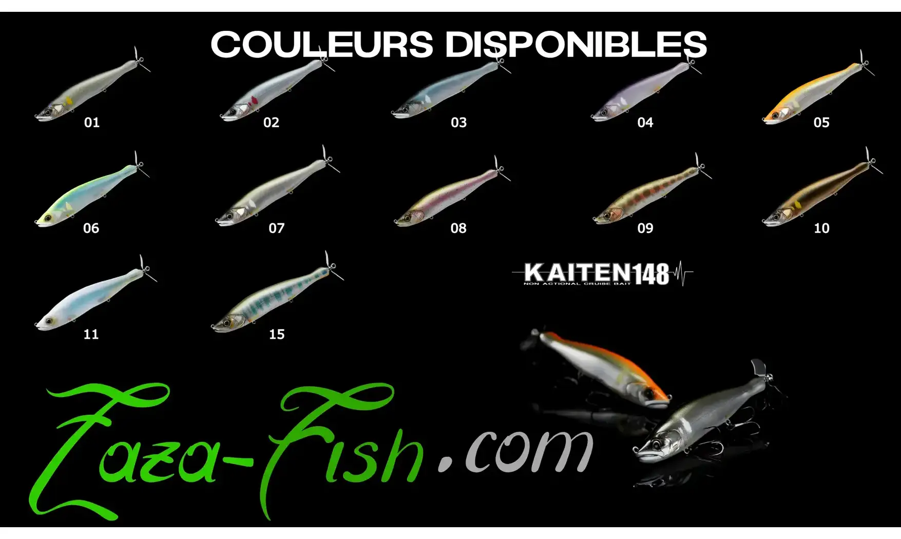 PROPBAIT GAN CRAFT KAITEN 148