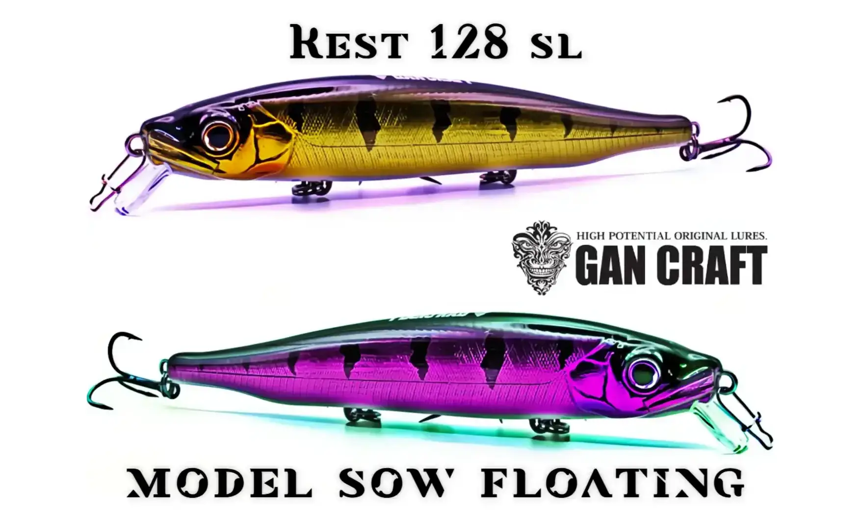 MINNOW REST 128 SL : GAN CRAFT REST SL