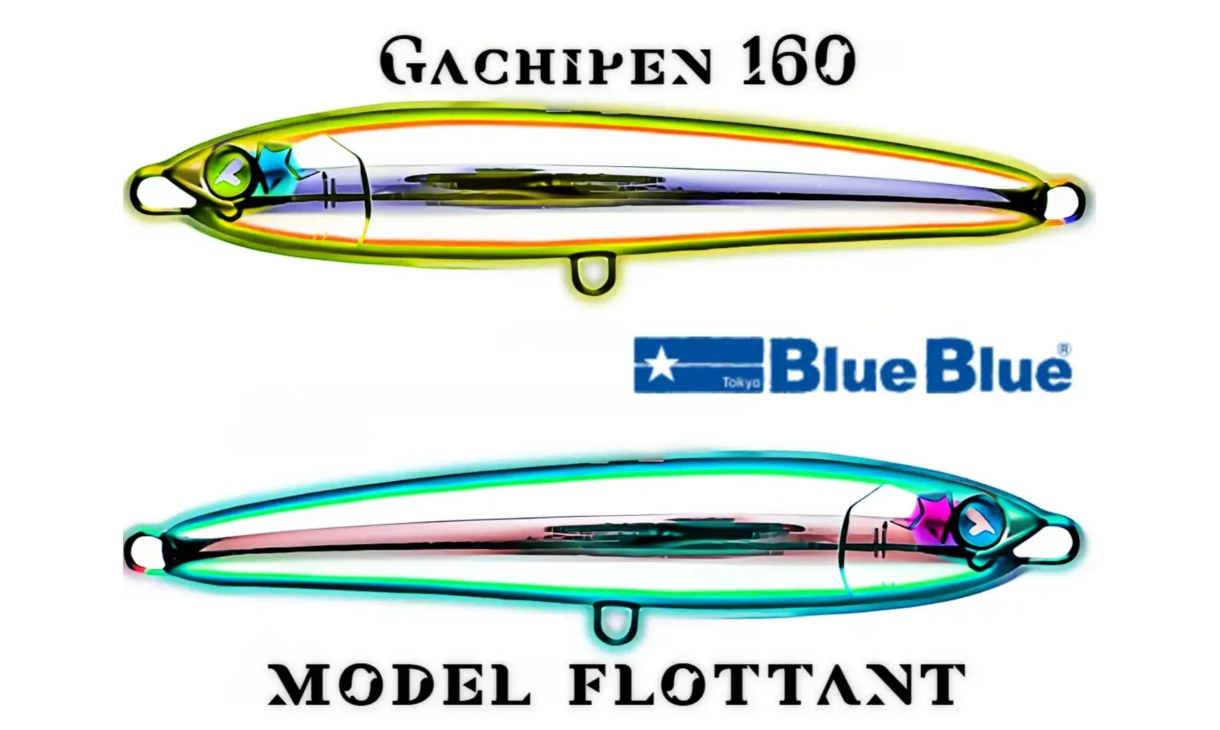 GACHIPEN 160 : STICKBAIT TOPWATER PLUG