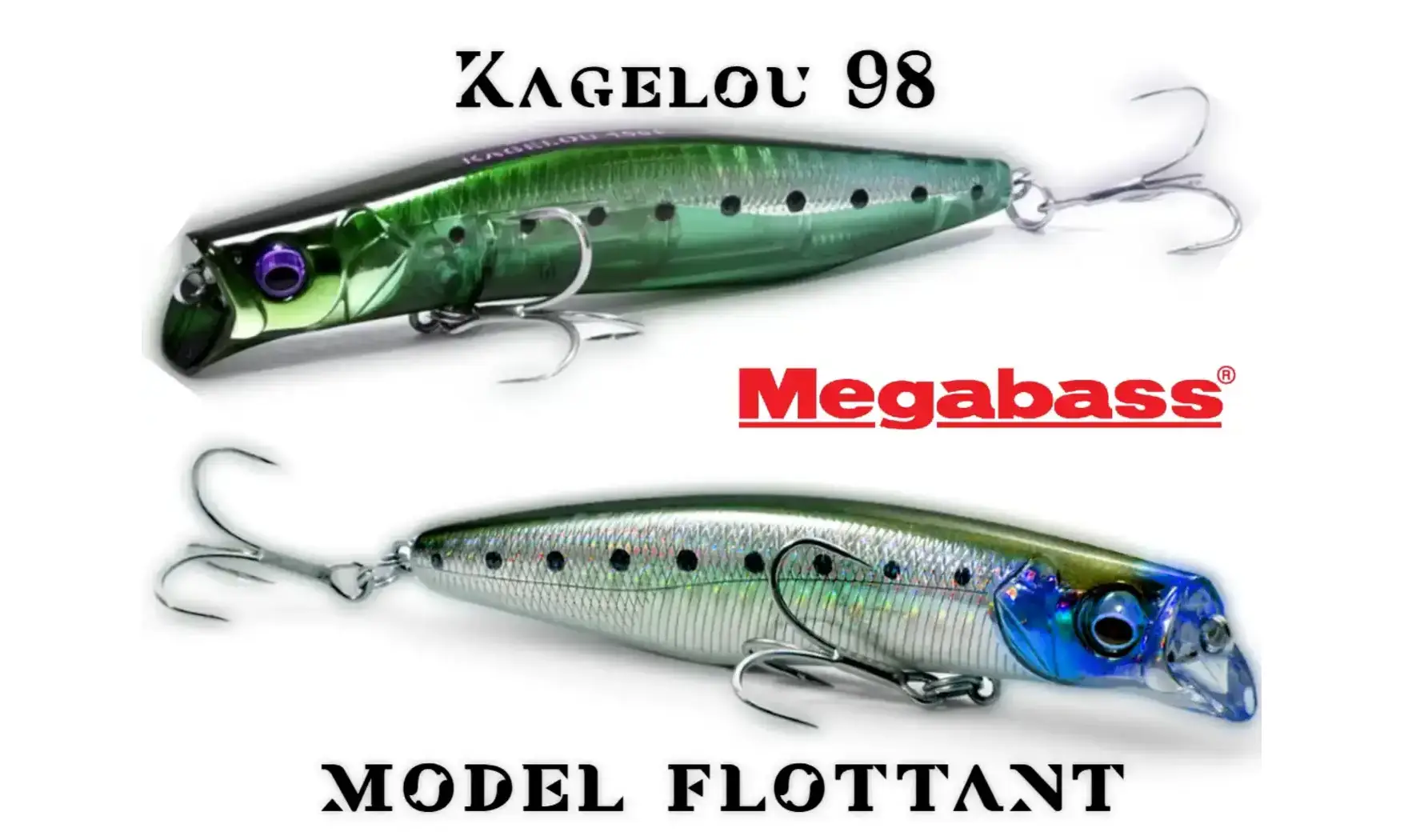MINNOW KAGELOU 98F : 98MM - 12GR