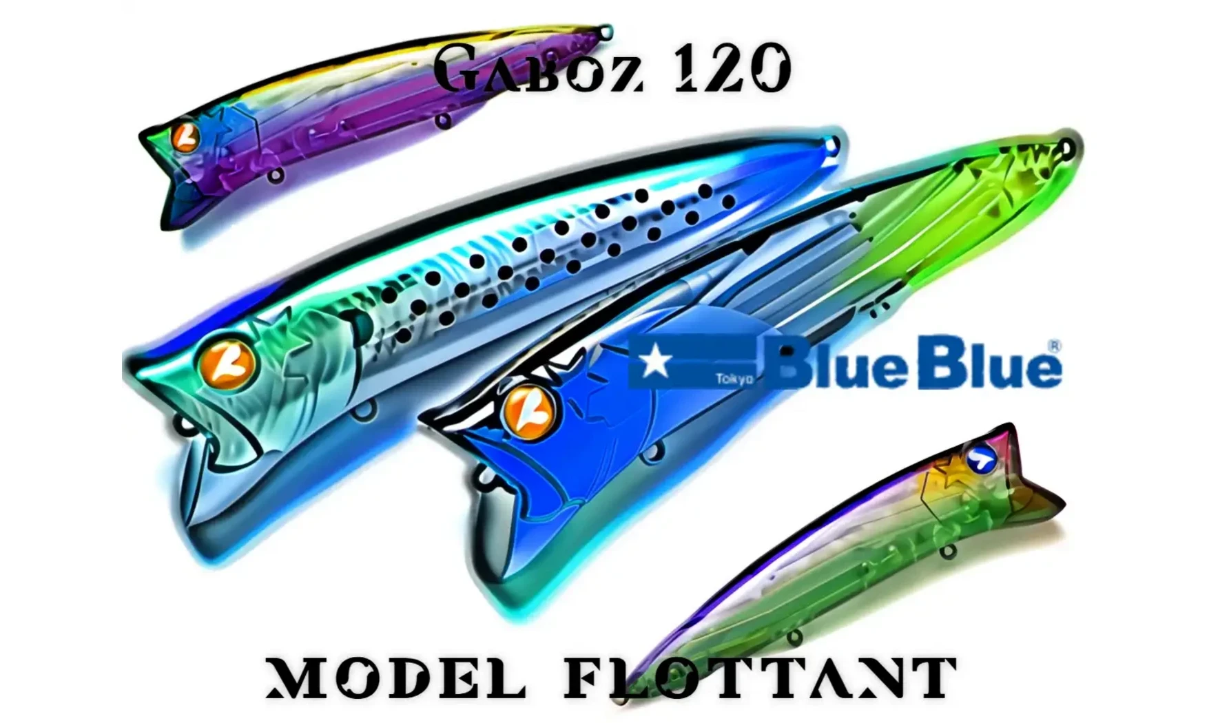 BLUEBLUE GABOZ 120 : LEURRE WAKEBAIT