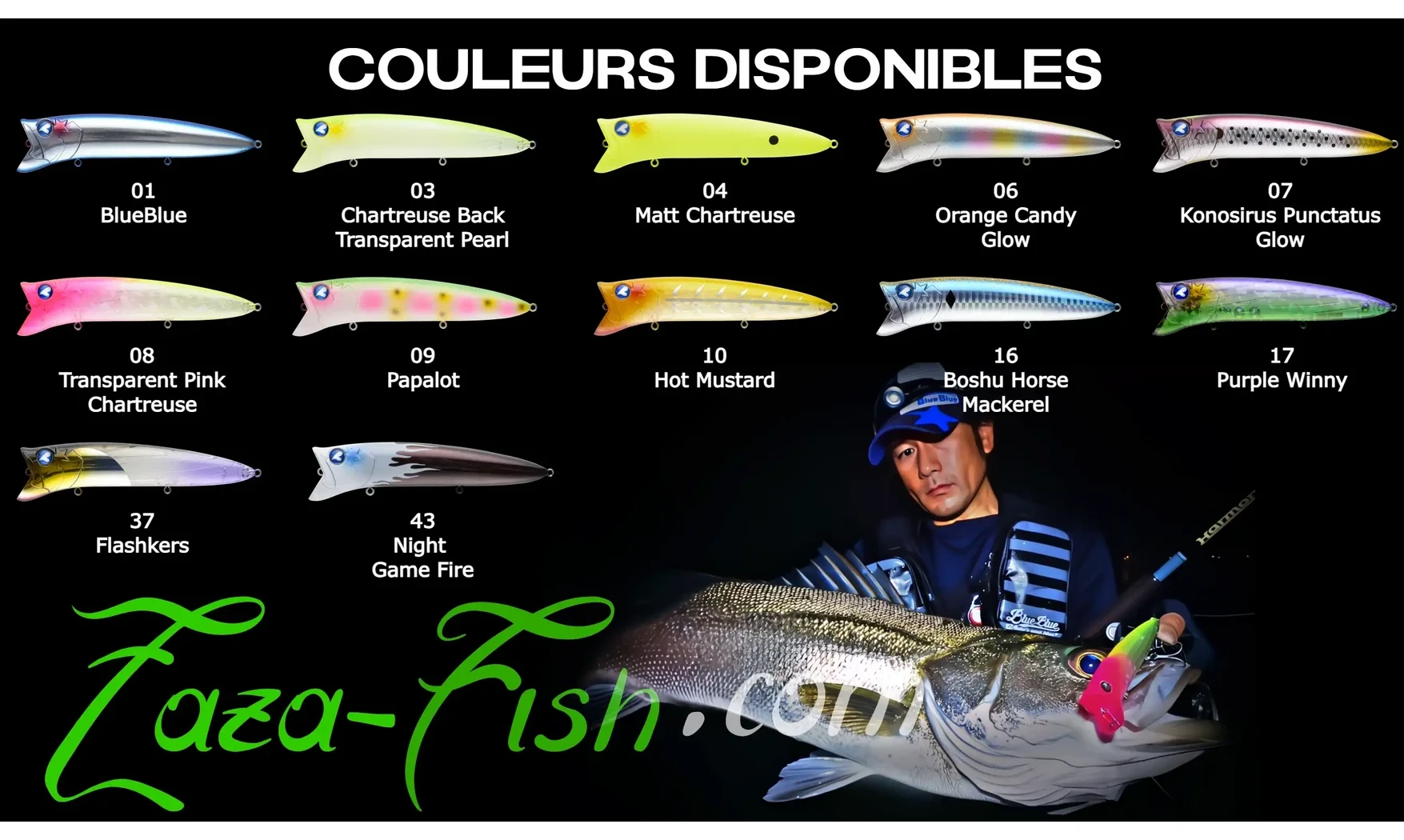 BLUEBLUE GABOZ 120 : LEURRE WAKEBAIT